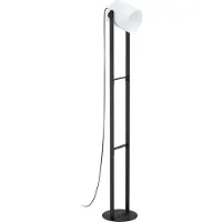 Eglo HORNWOOD 1 golvlampa E27 H1395 svart/vit FSC