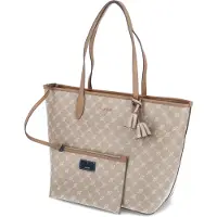 JOOP! Shoppingväska beige / camel / off-white