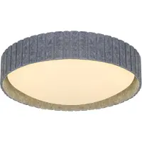 Nordlux Vägglampa , Grå, Hall, Tyg / textil