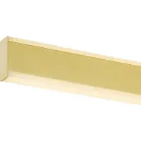 SLV Vägglampa One Linear, dimbar, Mässing / guld, Badrum, Aluminium / grå / zink, Modern, Vägglampa, sänglampa, sänglampa vägg
