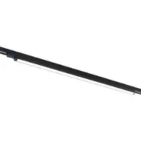 Arcchio LED-skenbelysning Harlow, svart, 109 cm, 3 000 K Harlow, Svart, Arbetsrum / kontor, Aluminium / grå / zink, Modern, Spotlight skena