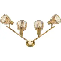 LINDBY Spotlight tak Kosta , dimbar, Mässing / guld, Vardagsrum / matsal, Metall, Modern, Taklampa