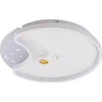LINDBY LED taklampa Kosmo , Vitt / opal, Vardagsrum / matsal, Syntetmaterial, Ungt boande, LED-taklampa