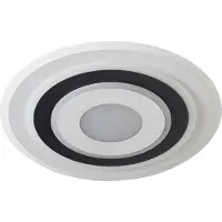 LINDBY LED taklampa Rebeka , dimbar, Vitt / opal, Vardagsrum / matsal, Syntetmaterial, Modern, LED-taklampa