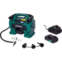 Vonroc Kompressor 20V - 12V - 2.0Ah| Inkl. 2 batterier och snabbladdare