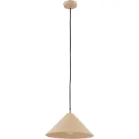 LINDBY Hänglampa Clarine , dimbar, Creme / bärnsten, Vardagsrum / matsal, Metall, Modern, Pendellampa