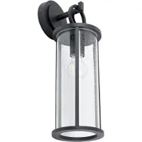 LUCANDE Utomhusbelysning , Emmeline, dimbara, Svart, Terrass, Aluminium, Modern