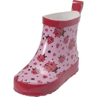 Playshoes Gummistövel rosa / ljusröd / svart