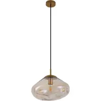 LINDBY Taklampa , Lelia, dimbara, Beige, Matsal, Glas, Design