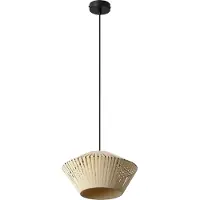 Osram Hänglampa Decor Stripes, dimbar, Creme / bärnsten, Vardagsrum / matsal, Textil / tyger / siden, Pendellampa