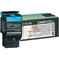 Lexmark C540H1CG cyan toner hög kapacitet (original)