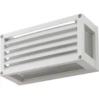 LUCANDE Vägglampa utomhus Aurelien , dimbar, Vitt / opal, Aluminium / grå / zink, Modern, Utomhusvägglampa