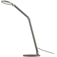 LUCANDE Bordslampa , Mion, dimbara, Grå, Arbetsrum / hemkontor, Metall, Modern