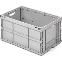 Alutec 05100 Låda med lock (L x B x H) 400 x 600 x 320 mm Grå 1 st