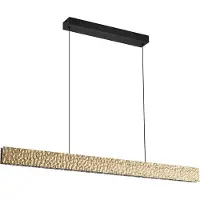 LUCANDE Pendellampa Nivara , Mässing / guld, Vardagsrum / matsal, Metall, Modern
