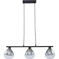 LINDBY Taklampa , Pendura, dimbara, Grå, Matsal, Glas, Modern