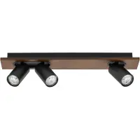 Osram takspotlight MERCURY svart 3-Spot GU10-LED 927 dimbar MERCURY,, Svart, Vardagsrum / matsal, Metall, Modern