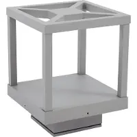 LUCANDE Utomhusbelysning , Lealan, Grå, Terrass, Aluminium, Modern
