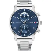 Tommy Hilfiger 1710401 Blå urtavla Kronograf Herrklocka 44 mm blå