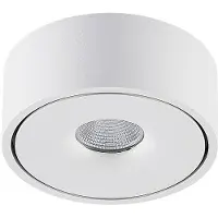 Arcchio LED taklampa Rotari , dimbar, Vitt / opal, Hall, Aluminium / grå / zink, Modern, LED-taklampa
