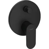 Hansgrohe Bad- och duschblandare för infällning, matt svart