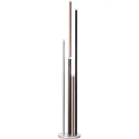 Brilliant LED golvlampa Cembalo, dimbar, Brun / rost, Vardagsrum / matsal, Metall, Modern, LED-golvlampa