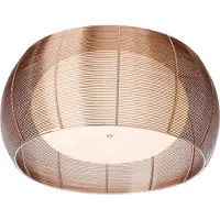 Brilliant Taklampa Relax, dimbar, Brun / mässing, Vardagsrum / matsal, Metall, Modern, Taklampa