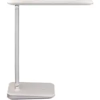 MAUL LED skrivbordslampa MAULsally, dimbar, Vitt / opal, Arbetsrum / kontor, Syntetmaterial, LED-bordslampa
