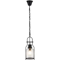 LINDBY Taklampa , Rozalie, dimbara, Svart, Hall, Metall, Vintage / retro