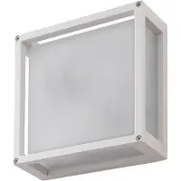 LUCANDE Utomhusbelysning , Aurelien, dimbara, Vit, Balkong, Aluminium, Modern