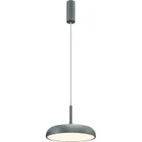 Maytoni Pendellampa Gerhard, Aluminium / grå / zink, Vardagsrum / matsal, Metall, Modern