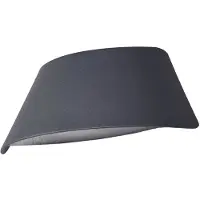 LUCANDE LED utomhus vägglampa Glen , Svart, Aluminium / grå / zink, Modern, LED-vägglampa utomhus