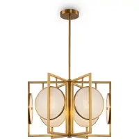 Maytoni Hänglampa Marmo, dimbar, Mässing / guld, Vardagsrum / matsal, Metall, Modern, Pendellampa