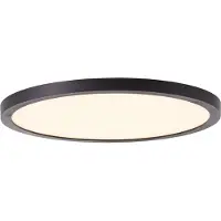 Brilliant LED taklampa Tuco, Svart, Vardagsrum / matsal, Syntetmaterial, Modern, LED-taklampa