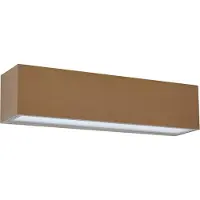 LUCANDE Utomhusbelysning , Lengo, Brun / rost, Balkong, Aluminium, Modern