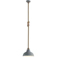 LINDBY Hänglampa Chaby , dimbar, Aluminium / grå / zink, Vardagsrum / matsal, Metall, Vintage, Pendellampa