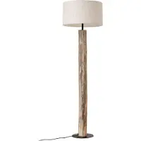 LUCANDE Golvlampa Jorvan , Ljust trä, Vardagsrum / matsal, Trä, Golvlampa
