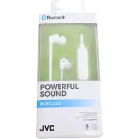 JVC HA-FX21BT - Hörlurar med mikrofon - inuti örat - Bluetooth - trådlös - vit