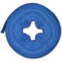 vidaXL Platt slang 25 m 1" PVC vattenleverans