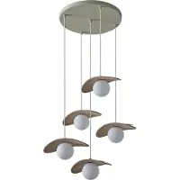 Osram Hänglampa Decor Pearl, dimbar, Creme / bärnsten, Vardagsrum / matsal, Textil / tyger / siden, Modern, Pendellampa