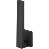 LINDBY LED utomhus vägglampa Isadore , Svart, Aluminium / grå / zink, Modern, LED-vägglampa utomhus