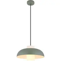 Globo Hänglampa Lowe, dimbar, Grön, Vardagsrum / matsal, Metall, Modern, Pendellampa