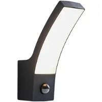 LINDBY Utomhusbelysning , Ilvita, Svart, Balkong, Aluminium, Modern