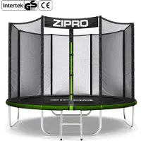 Zipro trädgårdstrampolin Jump Pro med 8FT 252cm utomhusnät