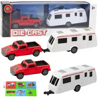 Leantoys Metallbilset med kCamper