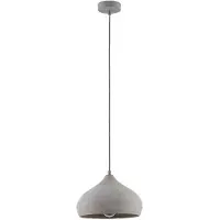 LINDBY Hänglampa Morton , dimbar, Aluminium / grå / zink, Vardagsrum / matsal, Betong, Modern, Pendellampa