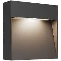LUCANDE Utomhusbelysning , Noreia, dimbara, Svart, Balkong, Aluminium, Modern