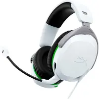 HyperX CloudX Stinger 2 - For Xbox - headset - fullstorlek - kabelansluten - 3,5 mm kontakt - vit