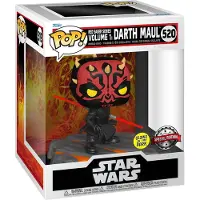 Funko POP! Stjärnornas Krig Deluxe Figur Red Saber-serien Volym 1 Darth Maul(gw)