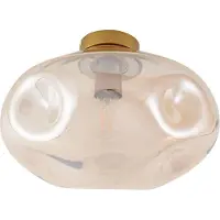 LINDBY Taklampor , Lelia, dimbara, Beige, Matsal, Glas, Design